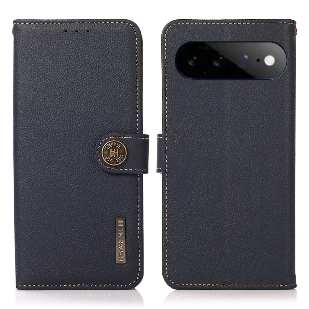 KHAZNEH Google Pixel 11 Pro XL RFID Blocking Wallet Cover - Blue — KHAZNEH