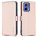 BINFEN COLOR BF31 Motorola Moto G85 5G Wallet Cover - Pink