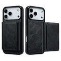 LC.IMEEKE iPhone 17 Pro Max MagSafe Case with Wallet - Black — LC.IMEEKE