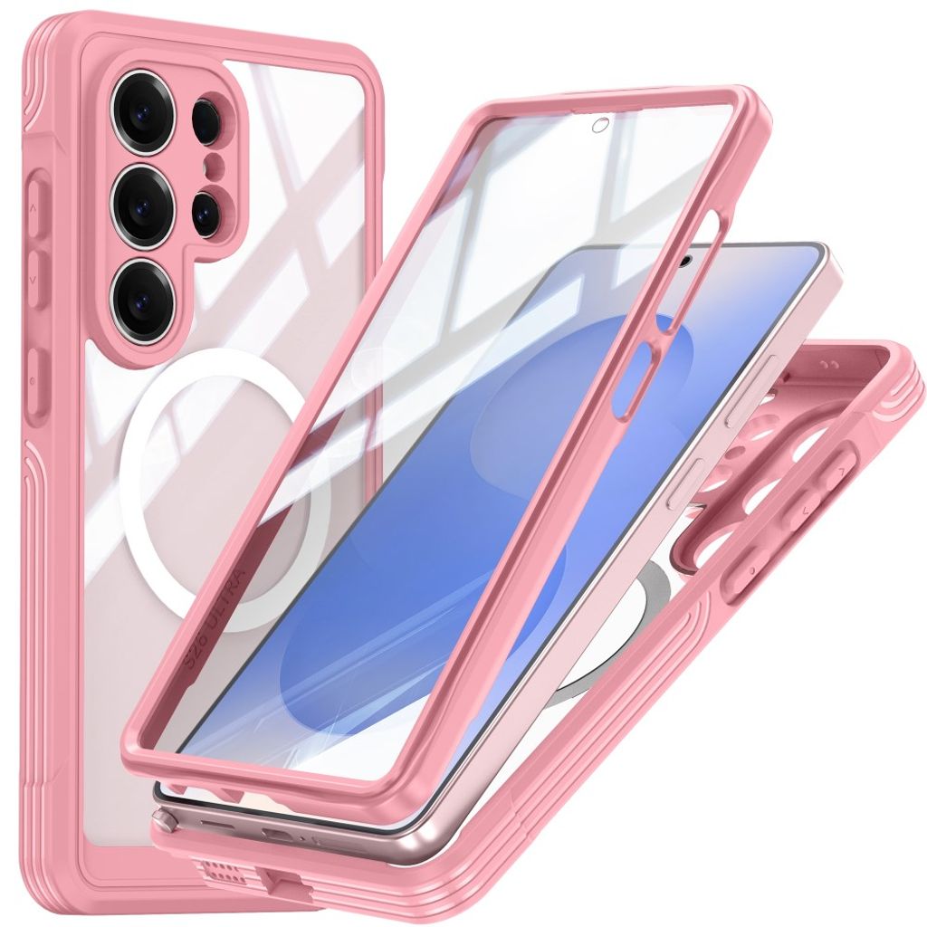 Samsung Galaxy S26 Ultra MagSafe Case Built-in Screen Protector - Pink