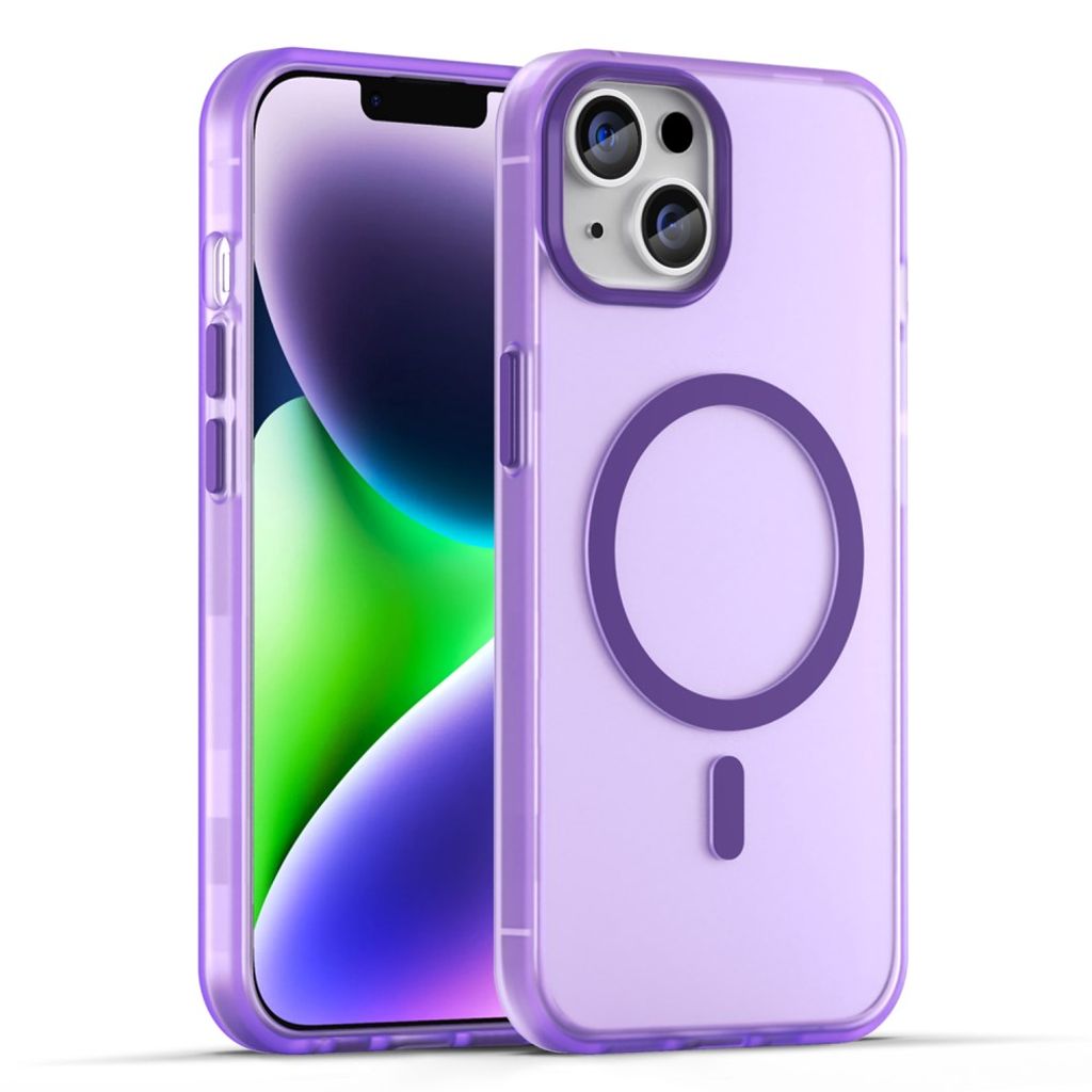 iPhone 13 Case MagSafe Compatible Drop Protection - Dark Purple