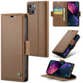 CASEME iPhone 15 Plus Cover with Card Slots - Brown