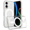 iPhone 17 clear case compatible with MagSafe (TPU + acrylic back) - clear