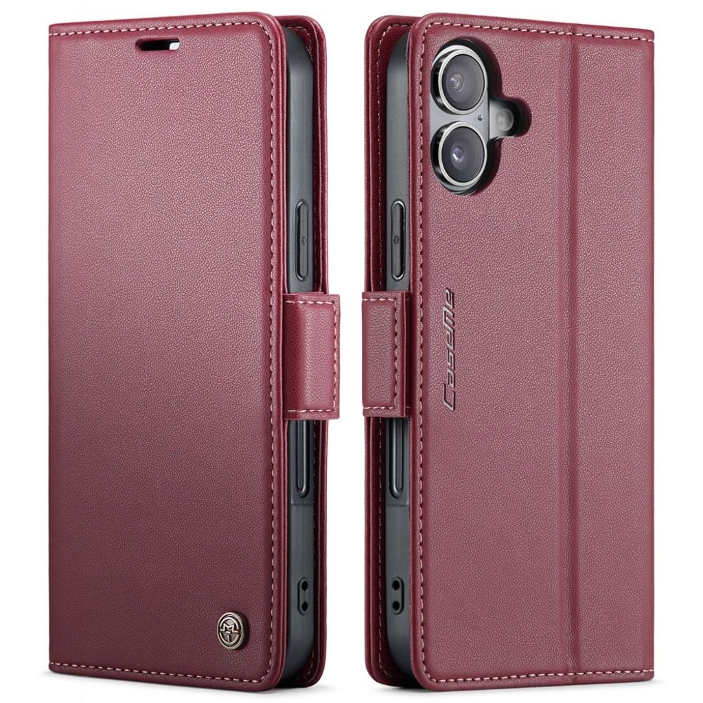 CASEME iPhone 17 Cover with Card Slots - Red