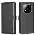 BINFEN COLOR Xiaomi Redmi Note 14 Pro / Pro+ 5G Wallet Cover - Black