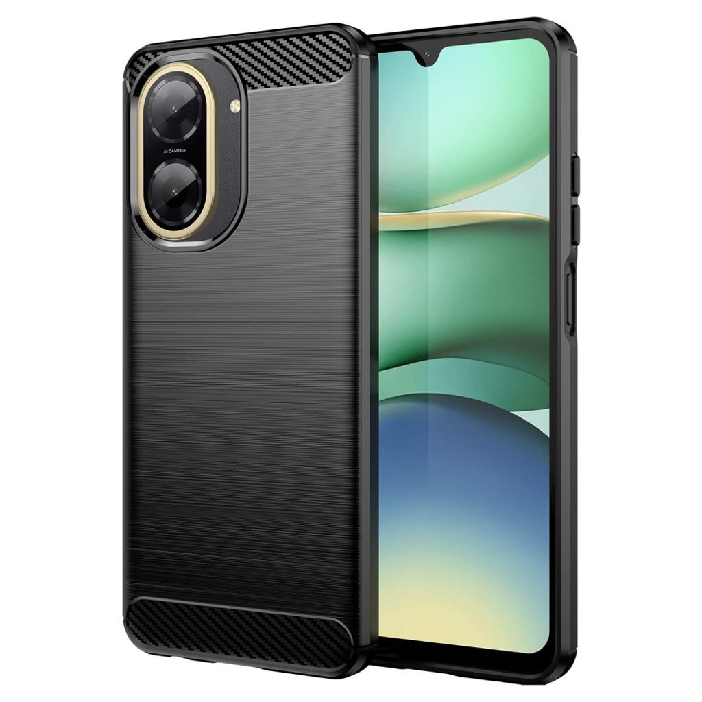 Xiaomi Redmi A5 4G case with carbon fiber texture - black — Xiaomi