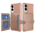 Samsung Galaxy S25 Edge Case with Card slots - Rose Gold — Samsung