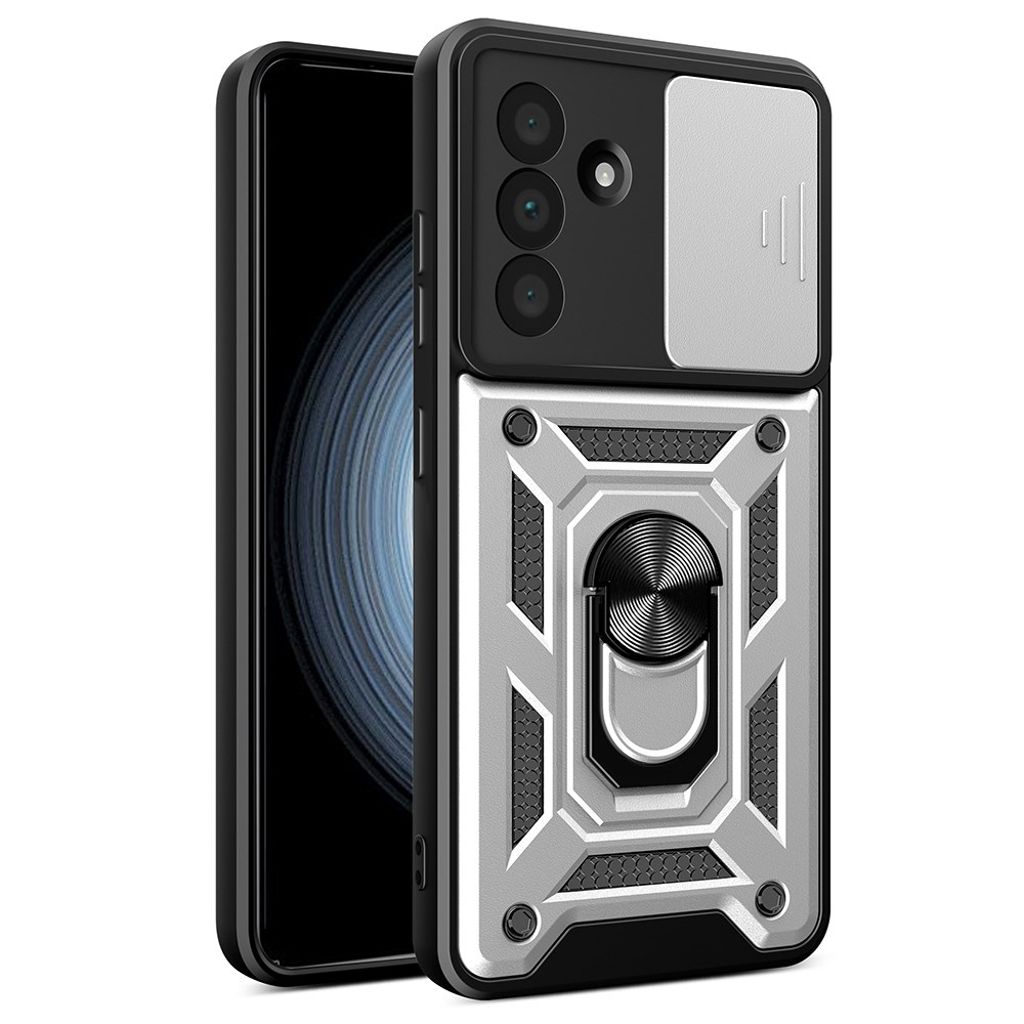 Samsung Galaxy A56 5G Case with Ring holder - Silver
