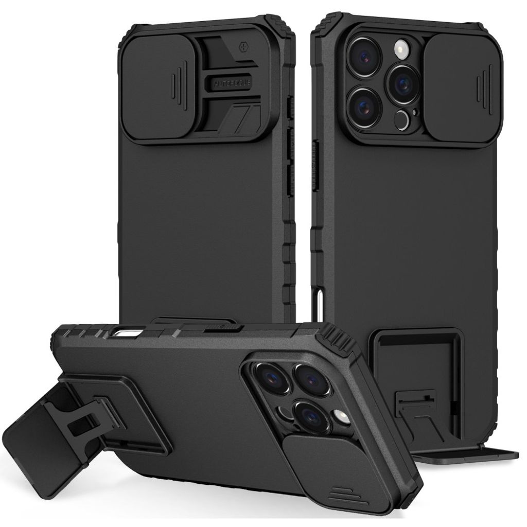 iPhone 16 Pro Max Case with camera protection - Black — Övrigt