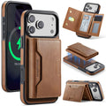 MAGKING iPhone 18 Pro Max/17 Pro Max MagSafe Case with Removable Wallet - Brown — MAGKING