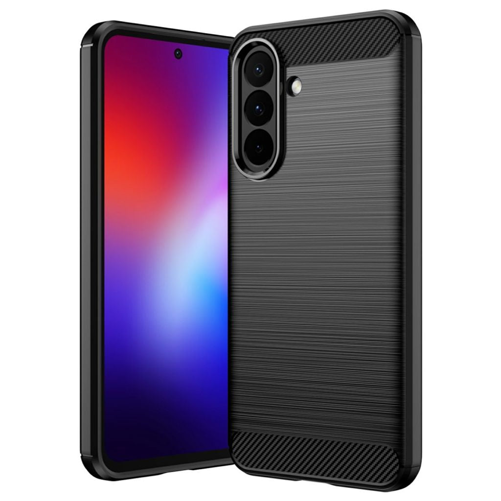 AMORUS Samsung Galaxy A27 5G Carbon Fiber Case - Black