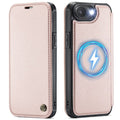 CASEME iPhone 16e / iPhone 17e Wallet Cover MagSafe RFID blocking - Light Pink