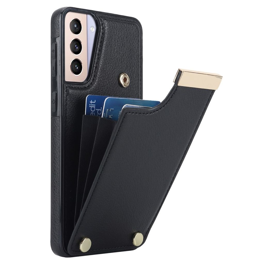 Samsung Galaxy S21 5G Case with card holder - Black
