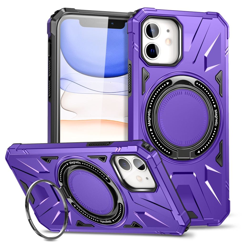 iPhone 11 Case with Stand - Purple