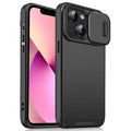 iPhone 13 mini Case with Slide Camera Cover – Black