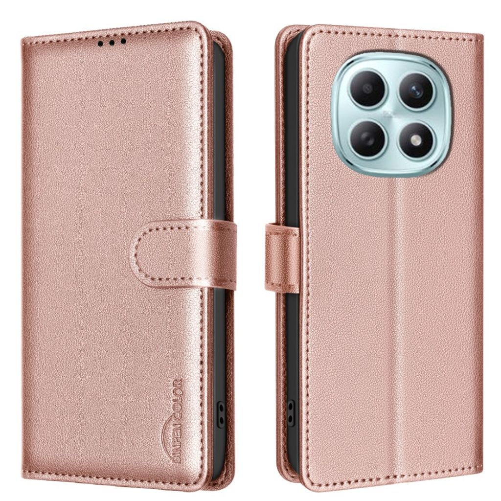BINFEN COLOR Xiaomi Redmi Note 15 Wallet Cover RFID Blocking - Rose Gold — BINFEN