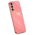 Samsung Galaxy S24 Case with gold edges - Pink
