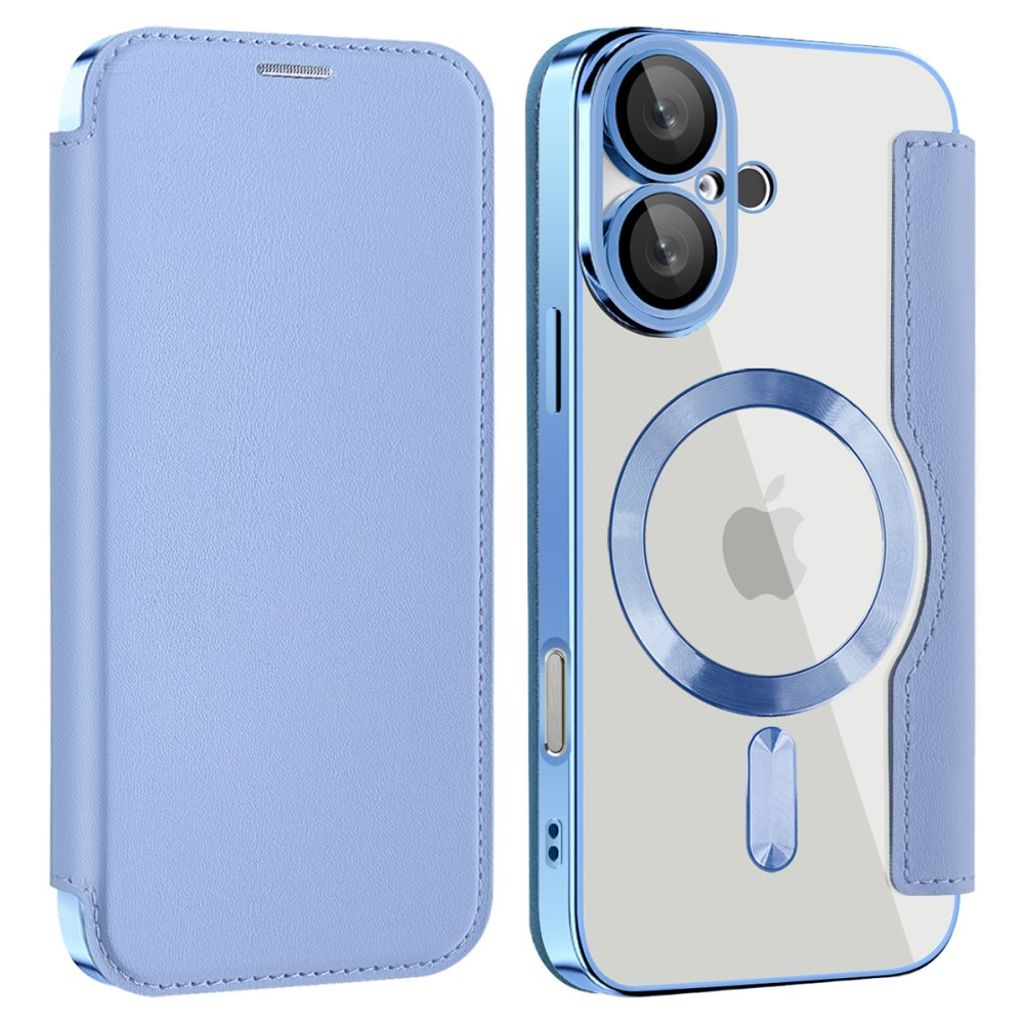iPhone 16 Cover with card slots - Light Blue — Övrigt