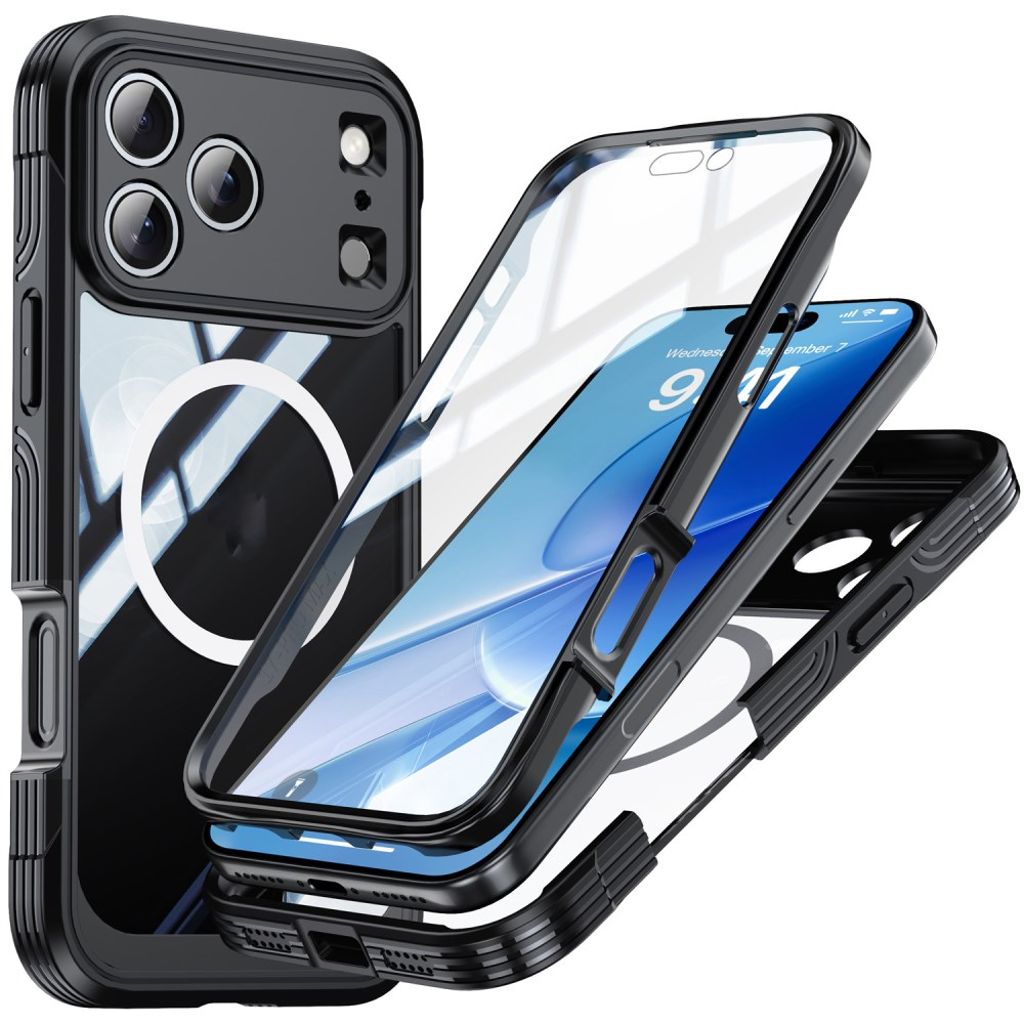 iPhone 17 Pro Max Case + Screen Protector - Black
