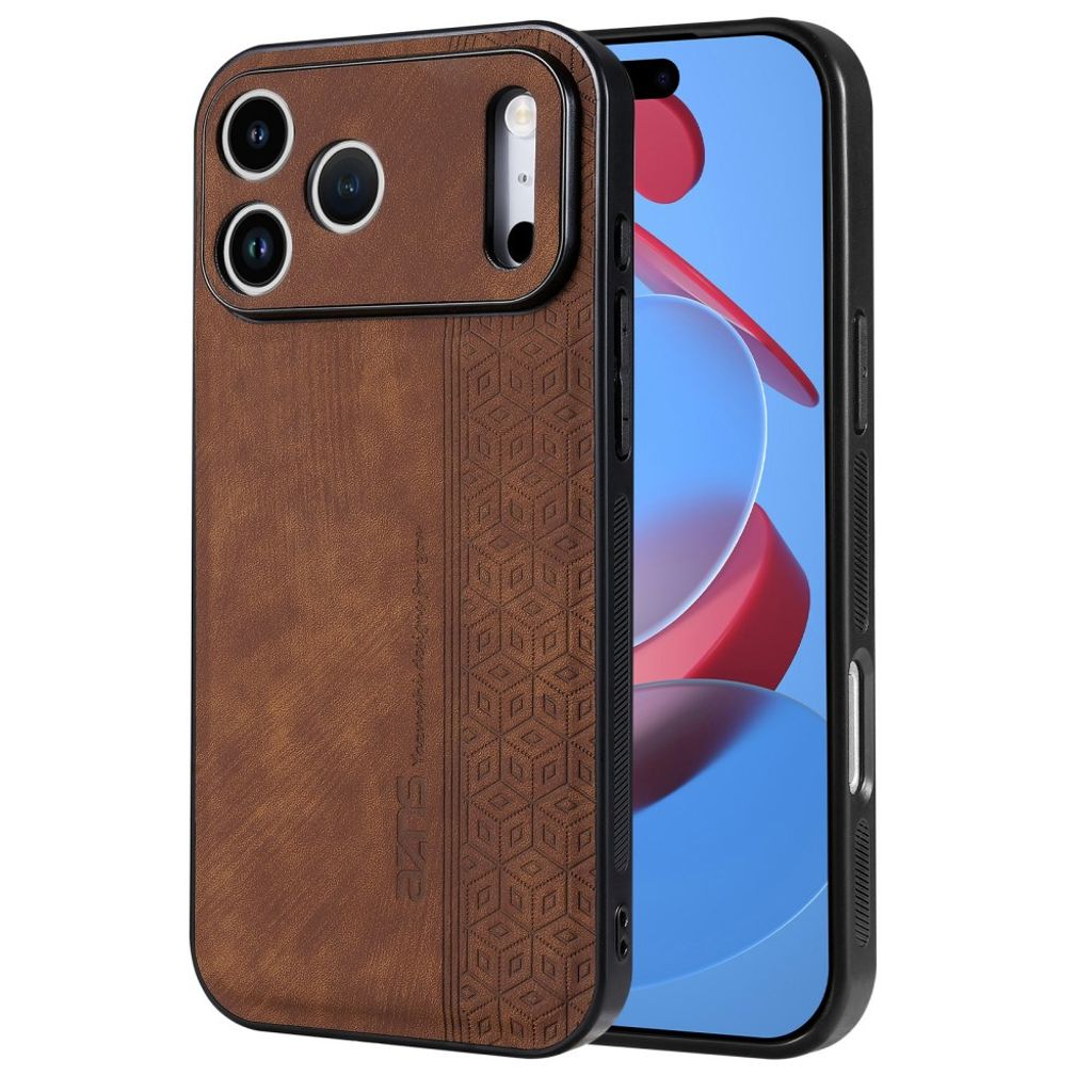 Case in PU-leather iPhone 18 Pro Max, iPhone 17 Pro Max - Brown — Övrigt