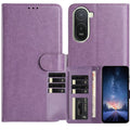 Xiaomi Redmi A7 Pro 5G Wallet Cover Stand 8 Card Slots PU Leather - Purple — Xiaomi