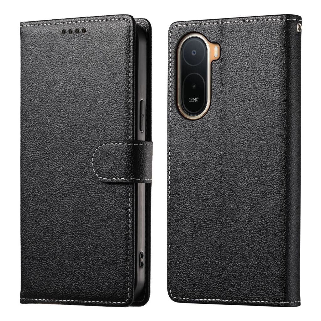 Xiaomi Redmi A7 Pro Wallet Cover with Stand - Black