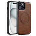 LC.IMEEKE iPhone 13 MagSafe Compatible Case - Brown