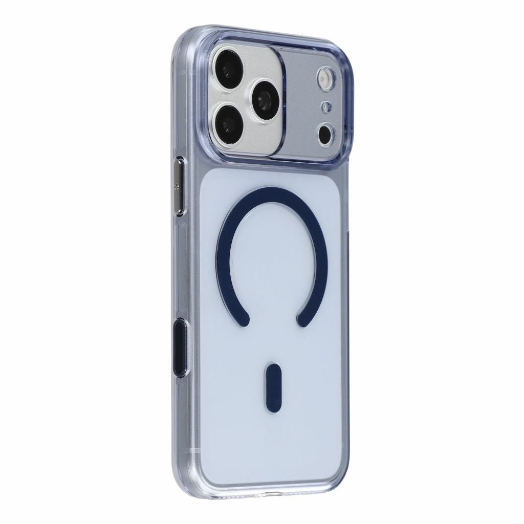 JAUCASE iPhone 18 Pro Max/17 Pro Max MagSafe Case - Transparent/Blue — JAUCASE