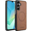 LC.IMEEKE Samsung Galaxy A37 5G MagSafe Case PU Leather/TPU - Brown — LC.IMEEKE