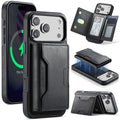 MAGKING iPhone 18 Pro Max/17 Pro Max MagSafe Case with Removable Wallet - Black — MAGKING