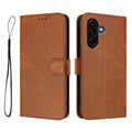 Samsung Galaxy A57 5G Wallet Cover RFID Blocking Stand PU Leather - Brown