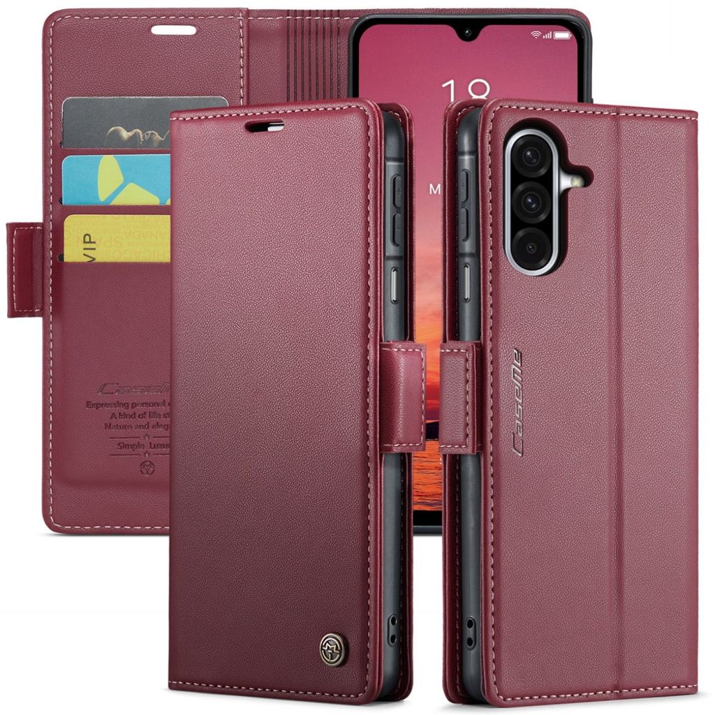 CASEME Samsung Galaxy A26 5G Cover with RFID Blocking - Red