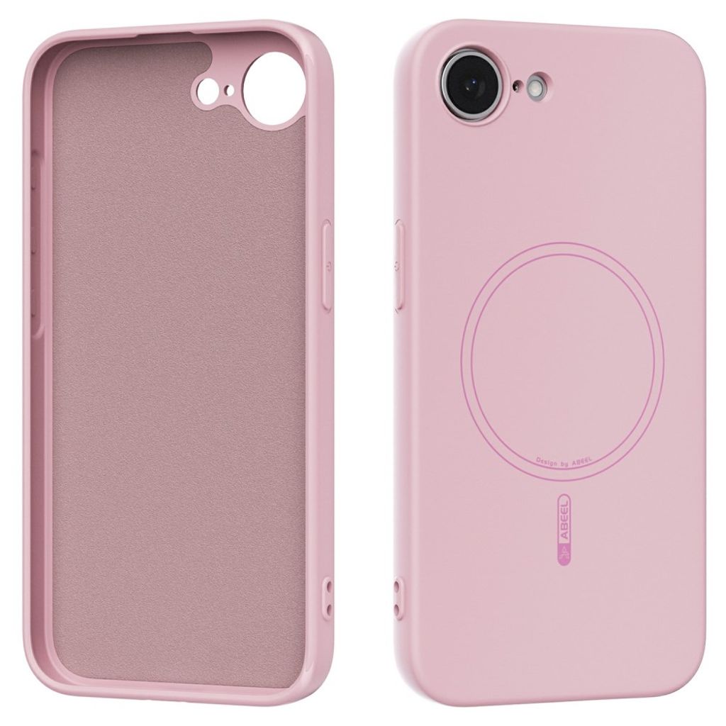 ABEEL iPhone 17e/16e MagSafe Silicone Case - Pink