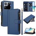 Xiaomi 15T Pro Cover with 9 Card Slots - Dark blue