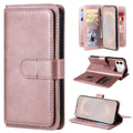 Samsung Galaxy S26 Edge Cover with 10 Card Slots - Rose gold