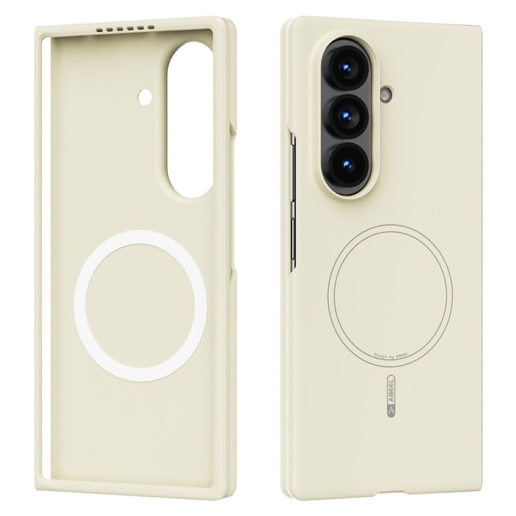 ABEEL Samsung Galaxy Z Fold8 Ultra MagSafe Case in Silicone - Beige — ABEEL