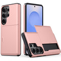 AMORUS Samsung Galaxy S26 Ultra Case Card Holder - Rose Gold