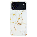 Case with Marble Pattern Print iPhone 18 Pro Max, iPhone 17 Pro Max - White — Övrigt
