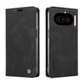 YIKATU Nothing Phone (4a) Wallet Cover PU Leather Stand - Black