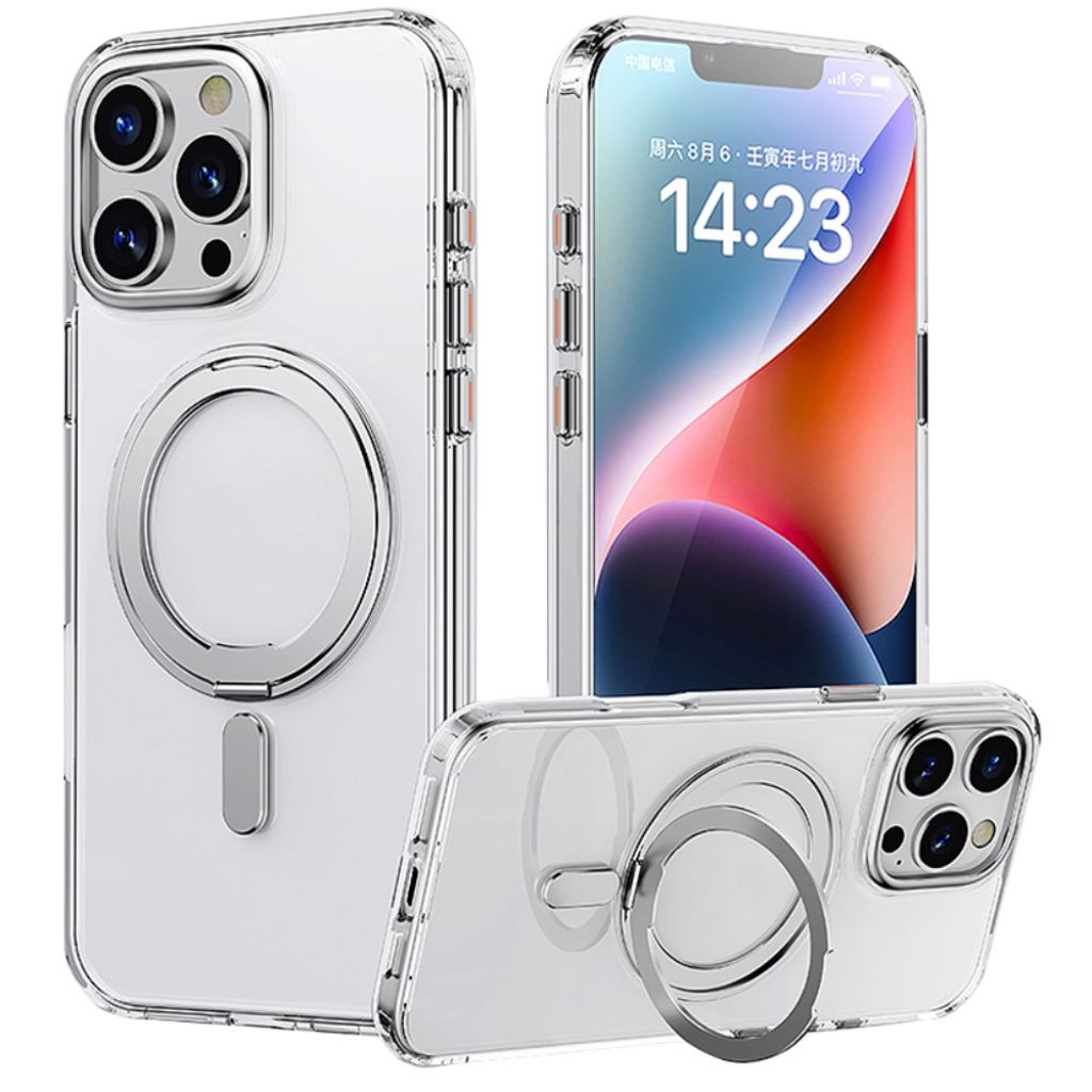 iPhone 16 Pro Case with a Stand - Transparent — Övrigt