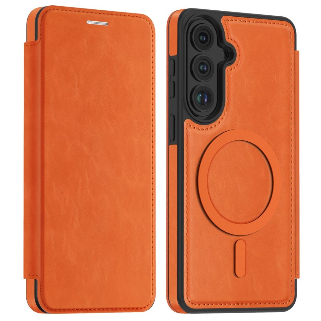 Samsung Galaxy S26 Plus MagSafe Wallet Cover - Orange — Samsung