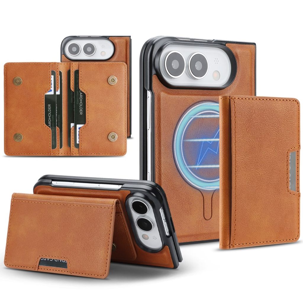 iPhone Duo MagSafe Case with Detachable Wallet - Brown — Övrigt
