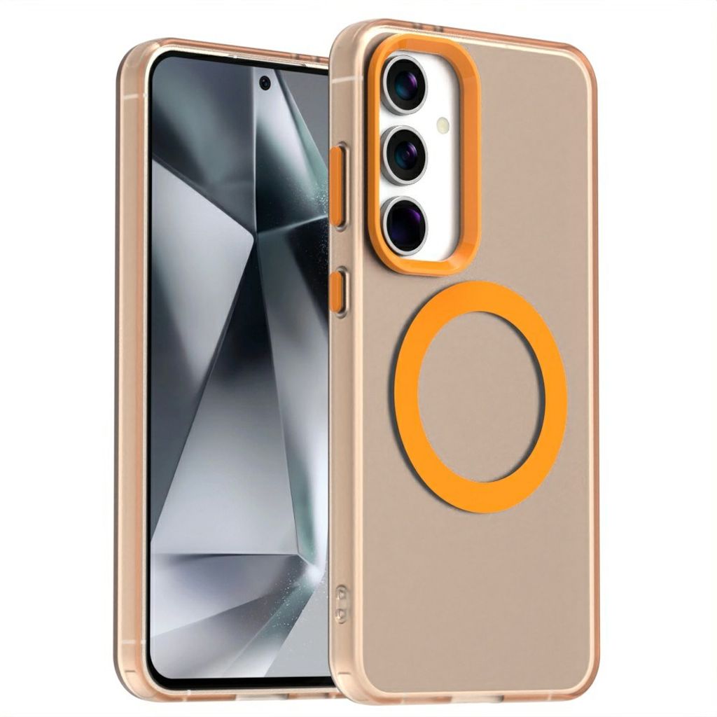 Samsung Galaxy S25 / S24 MagSafe Compatible Case - Orange — Samsung