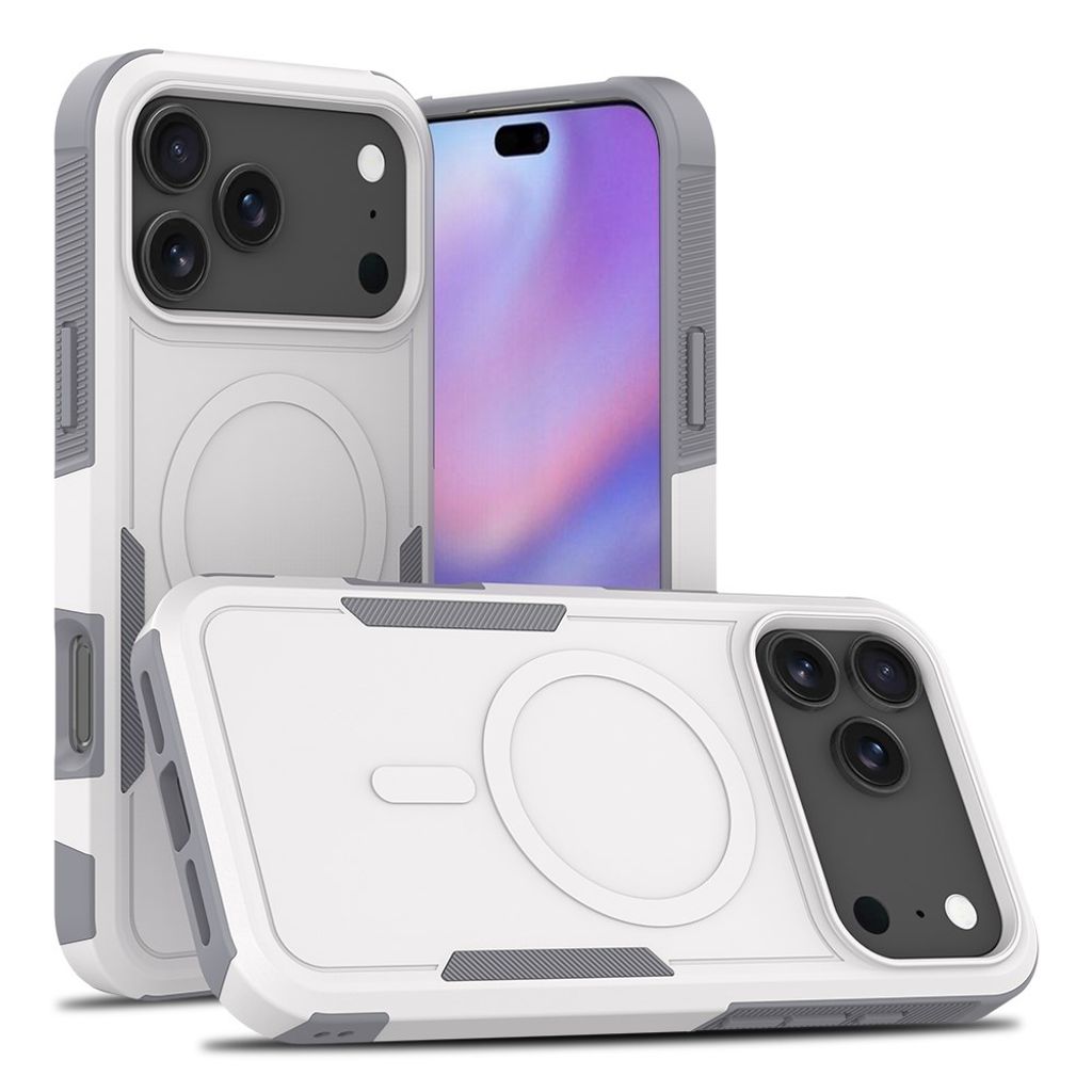 iPhone 18 Pro Max/17 Pro Max MagSafe Case Shockproof - White — Övrigt