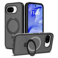 Google Pixel 10a Silicone MagSafe Case with Ring Holder - Black — Google