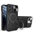 iPhone 11 Pro Max Case Slide Camera Lid Kickstand – Black
