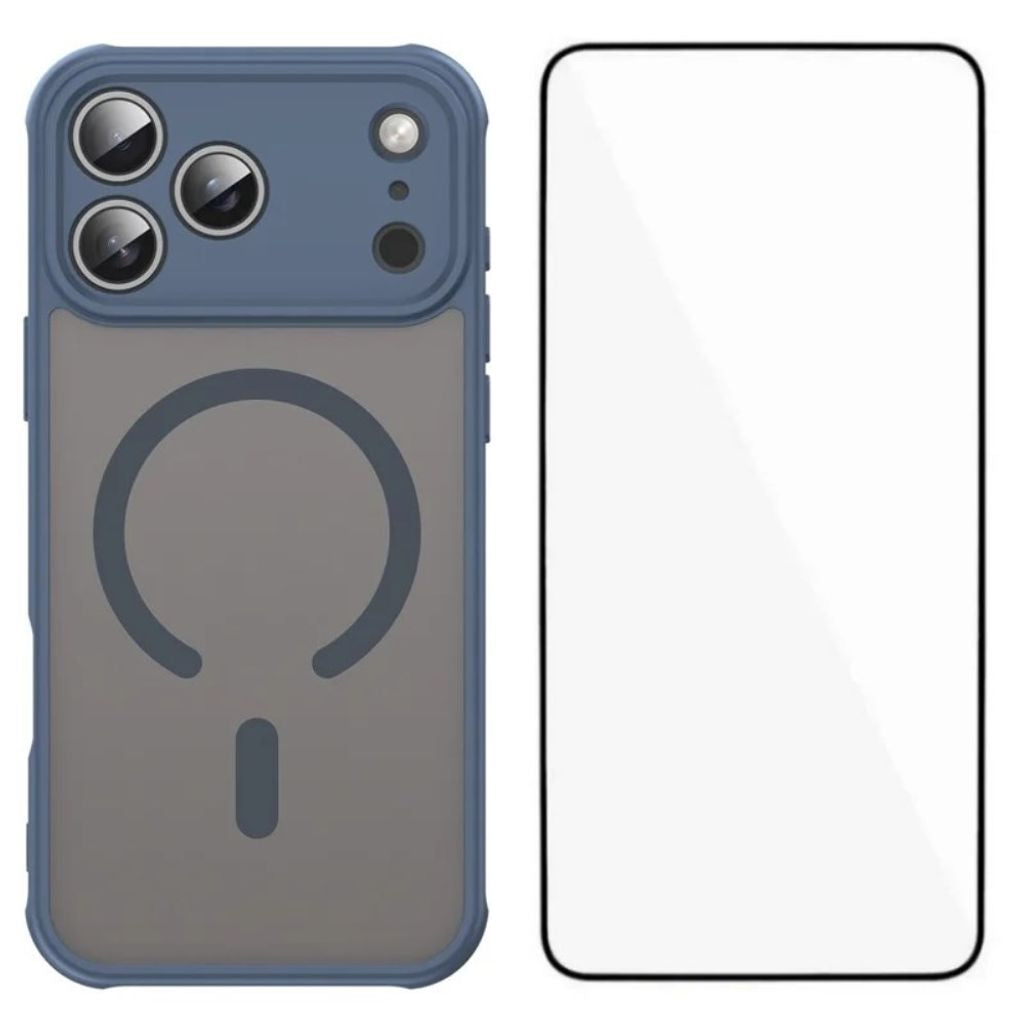iPhone 18 Pro Max MagSafe Case with Screen Protector - Blue — Övrigt