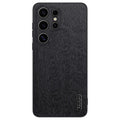 Samsung Galaxy S25 Ultra Casewith Wood Texture - Black