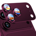 RURIHAI iPhone 18 Pro Max Lens Protector with Aluminum Frame - Dark Purple — RURIHAI