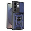 AMORUS Samsung Galaxy S26 Ultra Case Kickstand Lens Cover - Blue — AMORUS